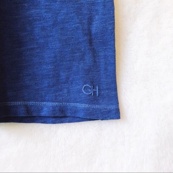 Gilly Hicks Navy Blue V-Neck Short Sleeve T-Shirt - Picture 3 of 7